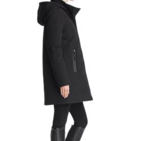 Derek Lam 10 Crosby Black Down Coat - Picture 2 of 12